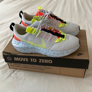 Nike Women's Sneakers - White, Neon Yellow, Orange